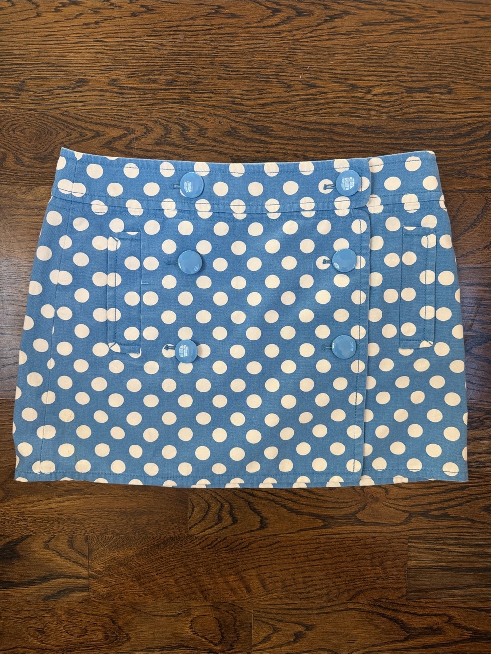 J Crew Polka Dot Mini Skirt Size 10